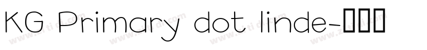 KG Primary dot linde字体转换